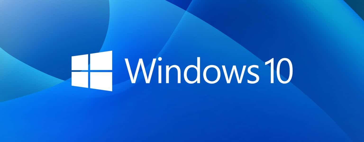 Windows 10 is Reitring Windows 10 logo on desktop background